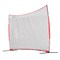 16 x 10 Feet Portable Sports Barrier Netting with Powder Coated Steel Pipe Base and Carry Bag